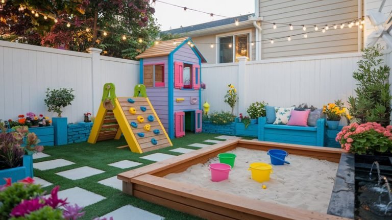 family friendly backyard oasis