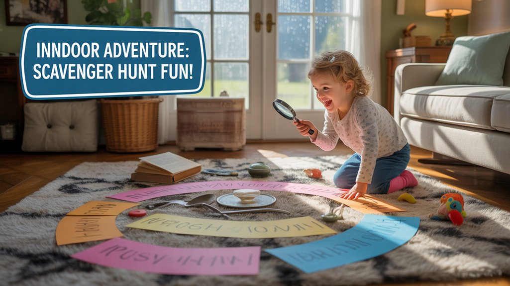 indoor adventure scavenger hunt