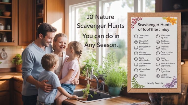 seasonal nature scavenger hunts