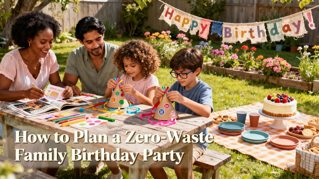 sustainable family birthday celebration