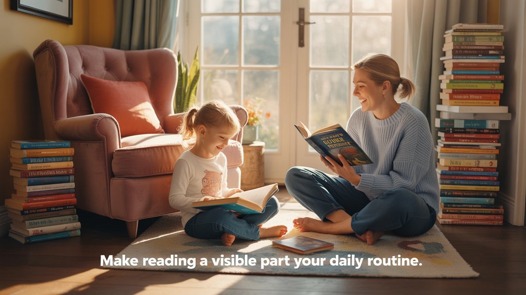 visible daily reading routine
