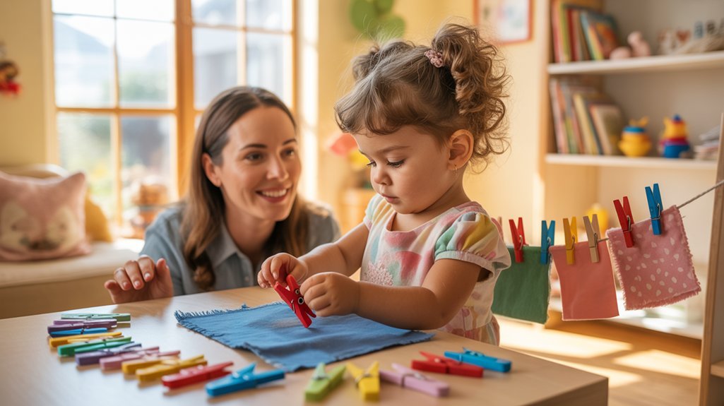 clothespins build hand strength