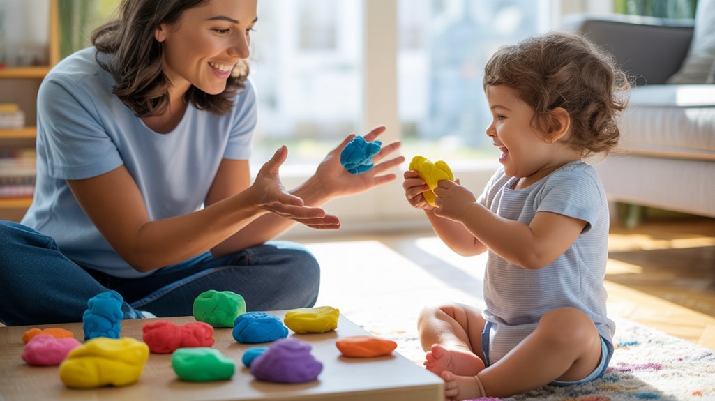 colorful playdough learning adventure