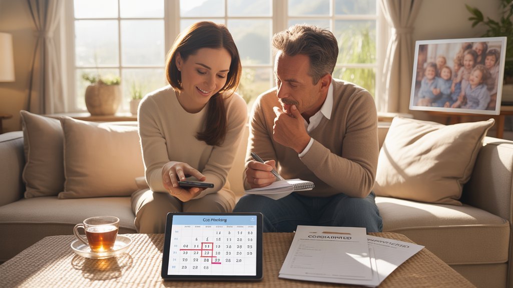 court approved co parenting documentation