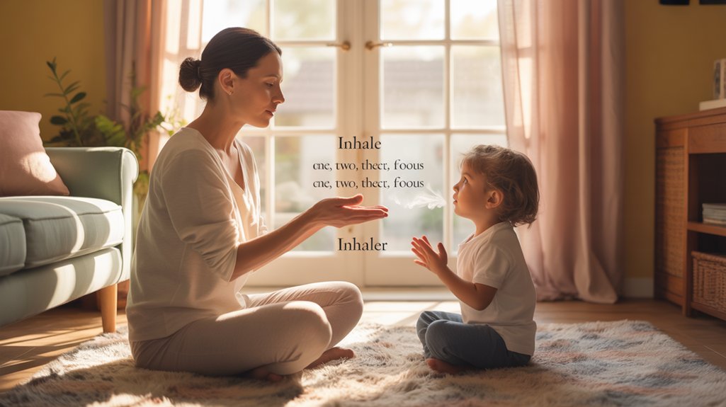 deep breathing for calmness