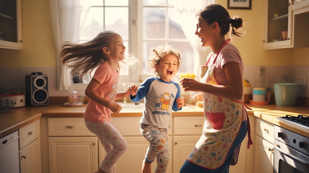kitchen dance party fun