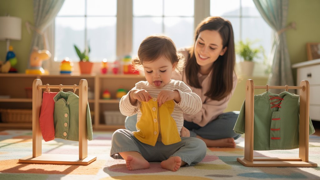 mastering dressing skills independently