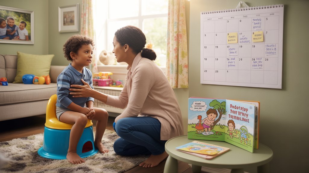 potty training regression duration