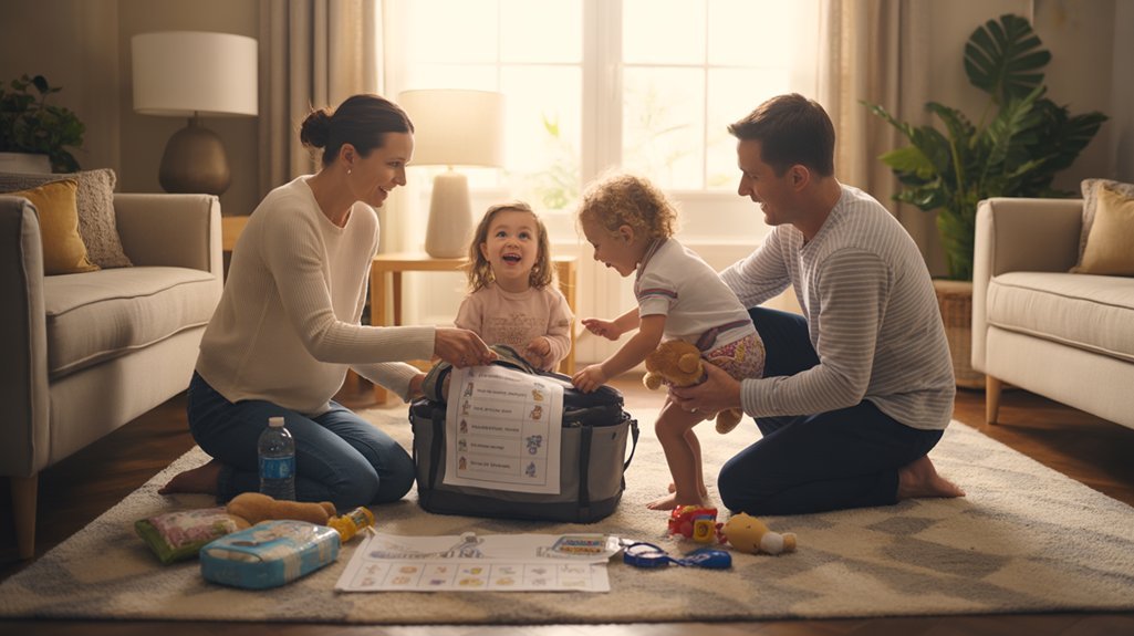 prepare for child outings