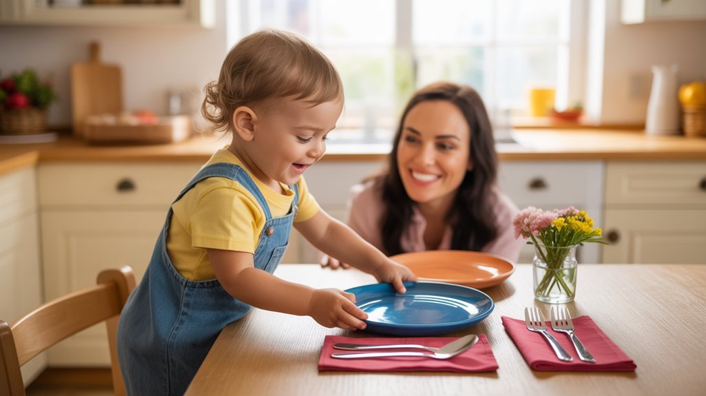 setting and clearing table