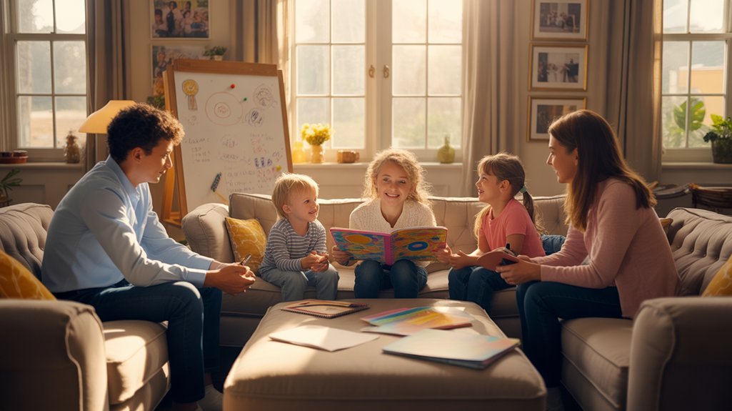 sustained family meeting rituals