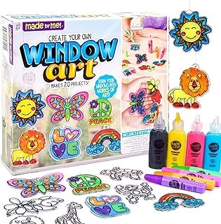 Create Your Own Window Art, Paint Your Own Suncatchers, DIY Arts & Crafts Idea, 