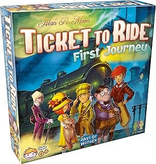 Ticket to Ride First Journey Board Game - Fun and Easy for Young Explorers! Trai