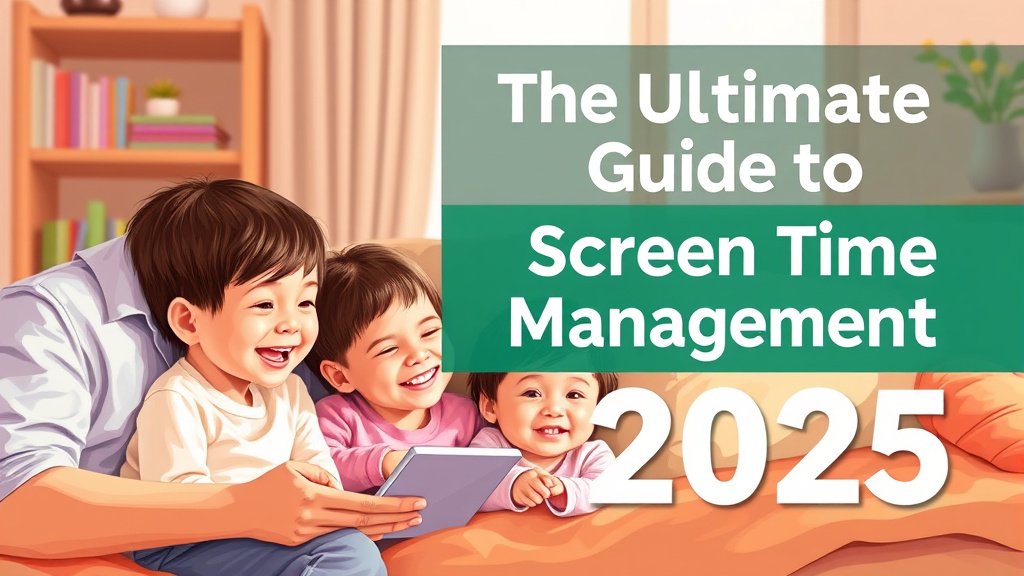 The Ultimate Guide to Screen Time Management Kids in 2025 concept
