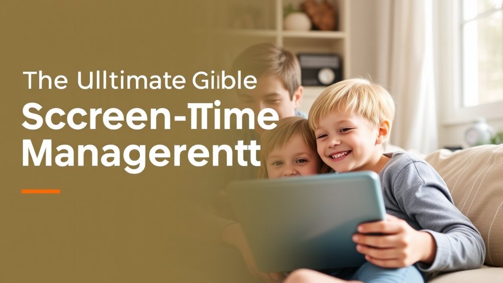 The Ultimate Guide to Screen Time Management Kids in 2025 summary