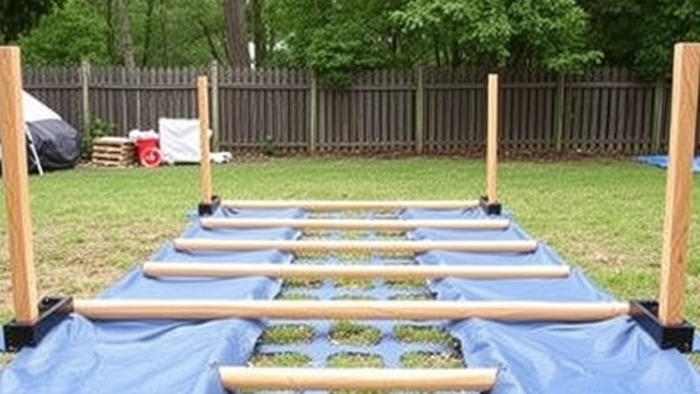 backyard obstacle course safety