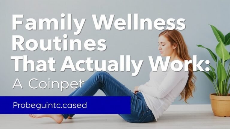 Family wellness routines that actually work a complete guide