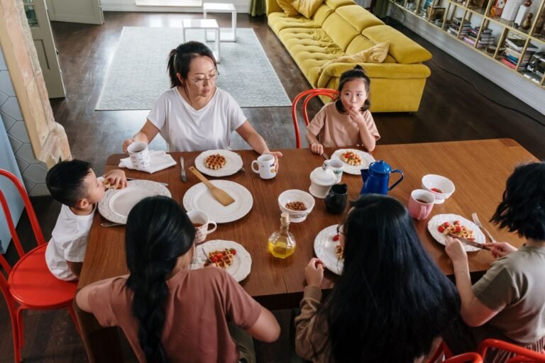 A bright lifestyle photo depicting 7 daily habits that strengthen family bonds and build lasting connection.