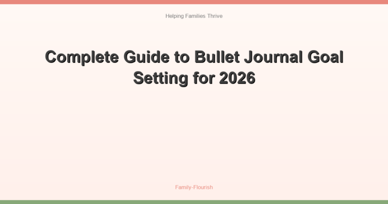Complete Guide to Bullet Journal Goal Setting for 2026