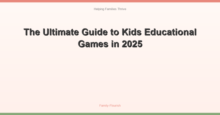The Ultimate Guide to Kids Educational Games in 2025