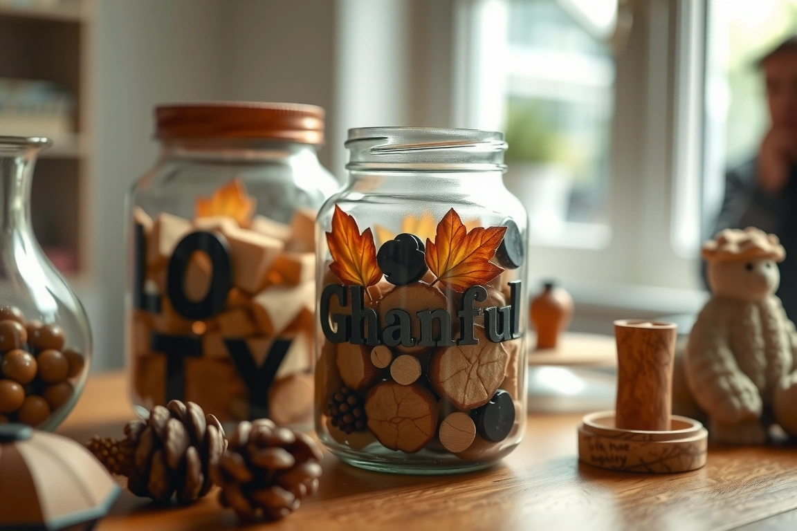 Log Design 4: The Gratitude Jar Visual Tracker (20 Minutes Setup, 2 Minutes Daily) — 11 inspiring gratitude logs for your holiday bullet journaling