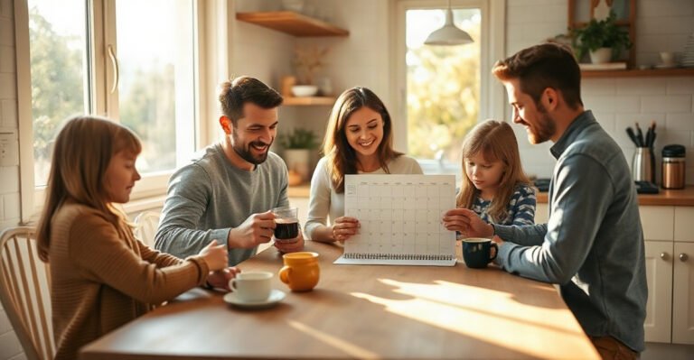 Illustration for 3 Simple Family Morning Routines for More Peaceful Mornings in 2026
