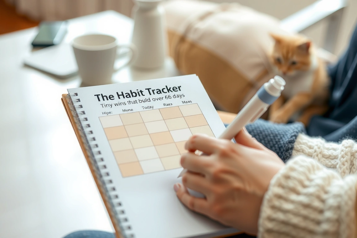 The Habit Tracker: Tiny Wins That Build Over 66 Days — Best Bullet Journal Layouts for Productivity & Self-Care