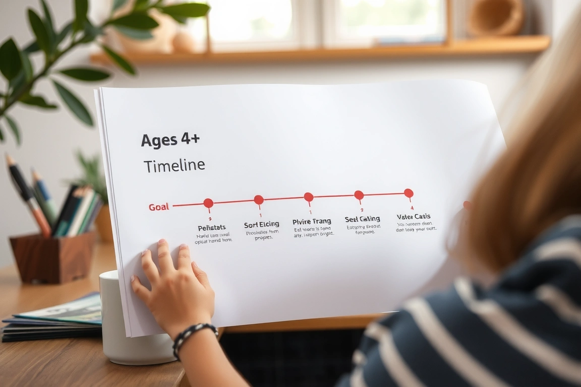 The Goal Timeline Map (Ages 4+) — Family Goal Setting Activities That Actually Work
