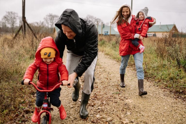 A bright lifestyle photo depicting family's seasonal reset template.